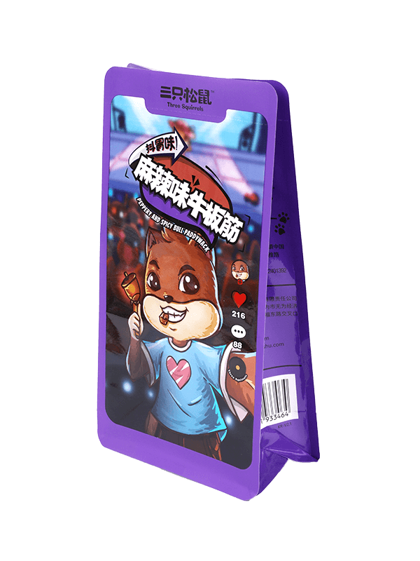 Beg plastik percetakan tersuai untuk pembungkusan makanan