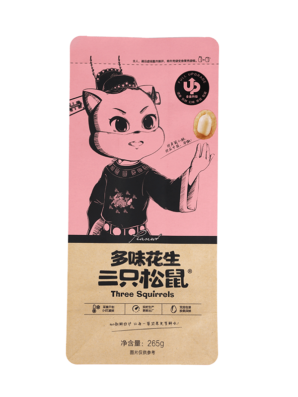 Beg plastik reka bentuk baharu dengan cetakan tersuai untuk pembungkusan makanan ringan